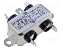 Filter: anti-interference; 250VAC; Cx: 100nF; Cy: 3.3nF; 0.3mH