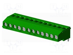 Connector: PCB terminal block; terminal; Plating: tinned; on PCBs