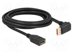 Cable; DisplayPort socket,DisplayPort plug 90° up/down; Len: 3m