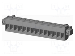 Connector: pluggable terminal block; plug; female; straight; grey