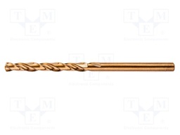 Drill bit; for metal; Ø: 3.2mm; high speed steel cobalt HSS-Co