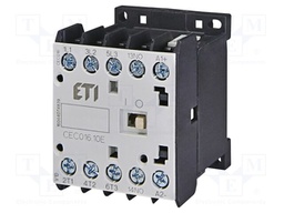 Contactor: 3-pole; NO x3; Auxiliary contacts: NO; 110VAC; 22A; CEC