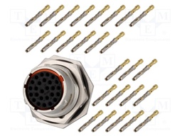 Connector: circular; Series: RT360; socket,plug; female; crimped