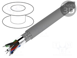 Wire; CSA CMH FT1,UL AWM 2960,UL CL2,VW-1; 5x2x28AWG; PVC; 300V