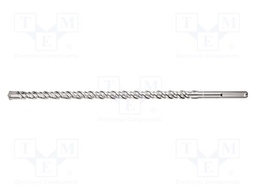 Drill bit; for concrete; Ø: 24mm; L: 600mm; cemented carbide