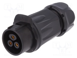 Plug; Connector: circular; size 20; 02; female; PIN: 3; for latch