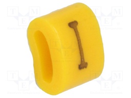 Markers for cables and wires; Label symbol: I; 1.1÷2.5mm; H: 3mm