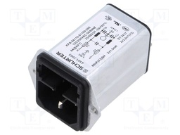 Connector: AC supply; socket; male; 4A; 250VAC; IEC 60320; C14 (E)