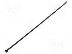 Cable tie; L: 358mm; W: 4.7mm; polyamide; 130N; black; Ømax: 102mm