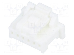 Plug; wire-board; female; Pico-Clasp; 1mm; PIN: 6; w/o contacts