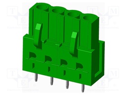 Connector: pluggable terminal block; socket; female; straight
