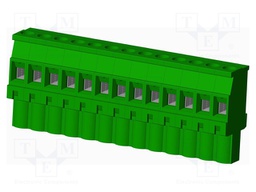 Connector: pluggable terminal block; plug; female; angled 90°