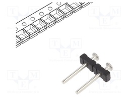 Connector: pin strips; pin header; PIN: 2; SMT; 10A; 300V; straight