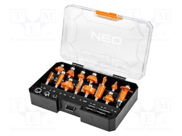 Mill; 8mm; wood; 15pcs; Material: cemented carbide