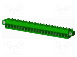 Connector: pluggable terminal block; plug; female; straight; 10A