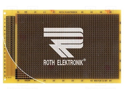 Board: universal; double sided,prototyping; W: 100mm; L: 160mm