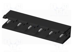 Connector: pluggable terminal block; socket; male; on PCBs