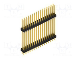 Connector: pin strips; pin header; male; PIN: 32; 2.54mm; THT; 2x16
