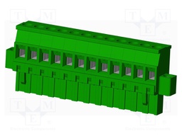 Connector: pluggable terminal block; plug; female; angled 90°
