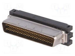 Connector: wire-board; PIN: 50; shielded; for ribbon cable; plug
