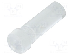 Fiber for LED; round; Ø3.2mm; Front: flat; straight; IP68
