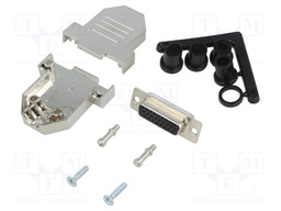 D-Sub HD; PIN: 26; plug; male; soldering; for cable; black