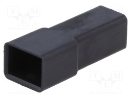 Terminals cover; male; for push-on 6.3mm connectors with lock