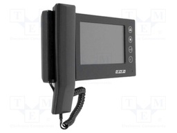 Video intercom; MK; wall mount; 14.5VDC; black; 7"; Touchpad: yes