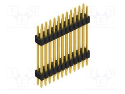 Connector: pin strips; pin header; male; PIN: 24; 1.27mm; THT; 2x12