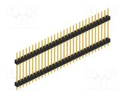 Connector: pin strips; pin header; male; PIN: 30; 2.54mm; THT; 1x30