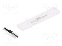 Connector: pin strips; pin header; male; PIN: 42; 2mm; SMT; 2x21
