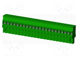 Connector: pluggable terminal block; plug; female; angled 90°