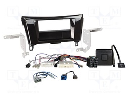 Adapter for control from steering wheel; Nissan; black gloss