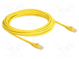 Patch cord; U/UTP; Cat: 6a; RJ45 plug,both sides; Cu; 5m; LSZH