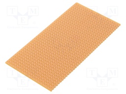 Board: universal; single sided,prototyping; W: 50mm; L: 100mm