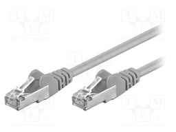 Patch cord; F/UTP; 5e; stranded; CCA; PVC; grey; 20m; 26AWG
