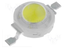 Power LED; EMITER; white cold; 6500(typ)K; 320(typ)lm; 140°; P: 5W