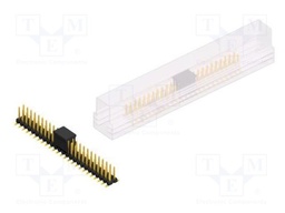 Connector: pin strips; pin header; male; PIN: 50; 2.54mm; SMT; 2x25