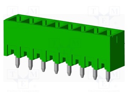 Connector: pluggable terminal block; socket; male; straight; THT