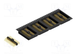 Connector: pin strips; pin header; male; PIN: 24; 2.54mm; SMT; 2x12