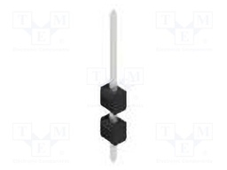 Connector: pin strips; pin header; male; PIN: 1; 2.54mm; THT; 1x1
