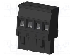 Connector: pluggable terminal block; plug; female; angled 90°