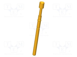 Test needle; Operational spring compression: 4mm; 8A; Ø: 2.5mm