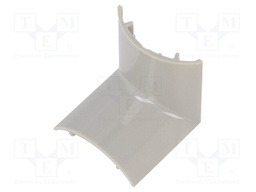 Inside corner; Colour: grey; Mat: ABS; UL94HB; Application: RD-30