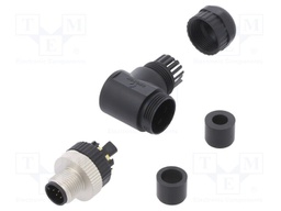 Plug; M12; PIN: 8; male; A code-DeviceNet / CANopen; for cable