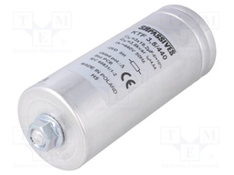 Capacitor: polypropylene; three phase; Q@50Hz: 3.5kVAR; 440VAC