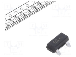 Transistor: NPN; bipolar; 45V; 800mA; 300mW; SOT23