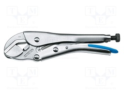 Pliers; locking; 250mm; steel; Plating: nickel