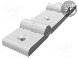 Hinge; Width: 139mm; technopolymer (PA); black; H: 36mm