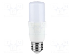 LED lamp; white cold; E27; 220÷240VAC; 660lm; P: 7.5W; 200°; 6500K